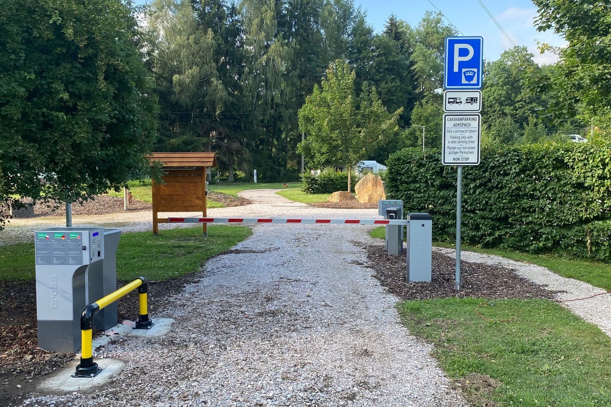 ochrana terminálu pro vjezd do kempu